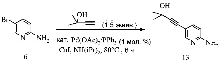 Способы получения 5-[2-[7-(трифторметил)-5-[4-(трифторметил)фенил]пиразоло[1,5-a]пиримидин-3-ил]этинил]-2-пиридинамина (патент 2630700)