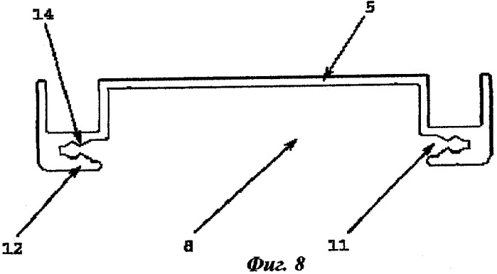 Стыковое соединение панелей ограждения с силовым упругим замыканием и замковый узел стыкового соединения панелей (патент 2256753)