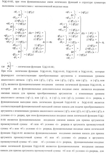 Функциональная структура корректировки аргументов промежуточной суммы &#177;[s3i] параллельного сумматора в позиционно-знаковых кодах f(+/-) (патент 2378681)