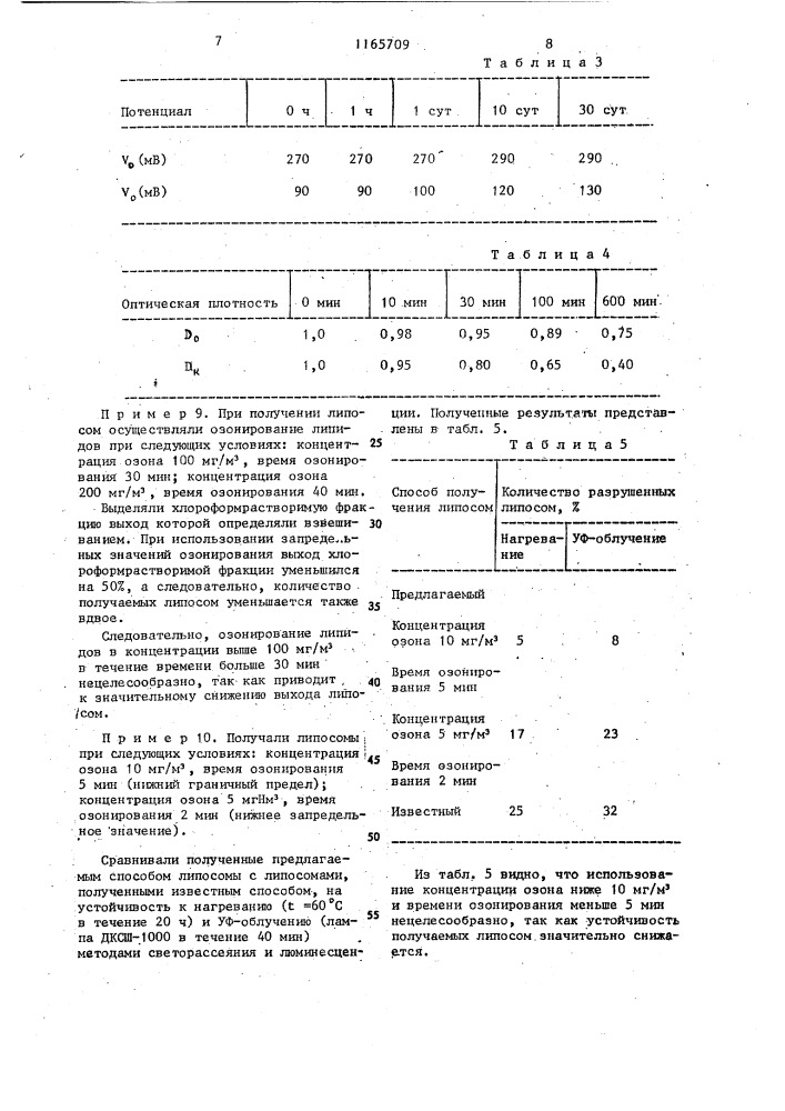 Способ получения липосом (патент 1165709)