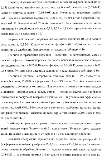 Способ возделывания сафлора в условиях резко континентального климата (патент 2362289)