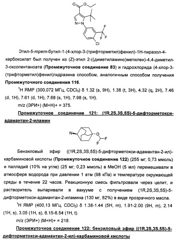 Производные пиразола в качестве ингибиторов 11-бета-hsd1 (патент 2462456)