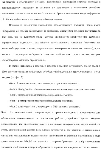 Способ ввода в эвм системы слежения информации об объекте наблюдения и устройство для его осуществления (варианты) (патент 2368952)