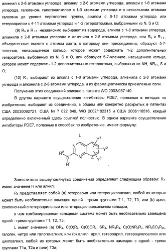 Использование ингибиторов pde7 для лечения нарушений движения (патент 2449790)