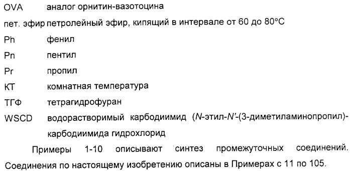 Агонисты окситоцина, их применение и содержащие их фармацевтические композиции (патент 2309156)