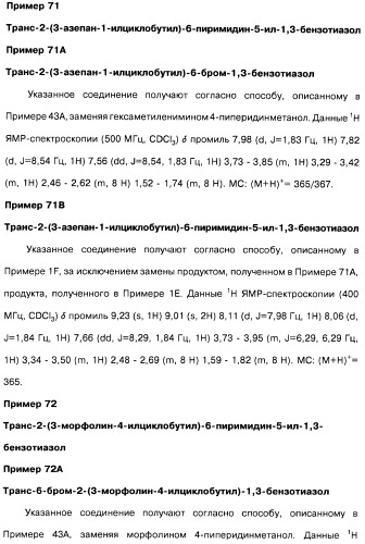 Производные бензотиазолциклобутиламина в качестве лигандов гистаминовых h3-рецепторов, фармацевтическая композиция на их основе, способ селективной модуляции эффектов гистаминовых h3-рецепторов и способ лечения состояния или нарушения, модулируемого гистаминовыми h3-рецепторами (патент 2487130)