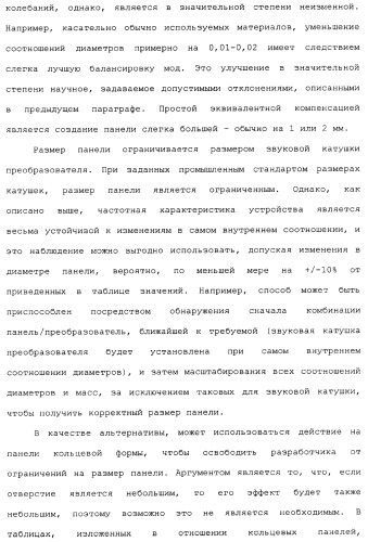 Акустическое устройство и способ создания акустического устройства (патент 2361371)