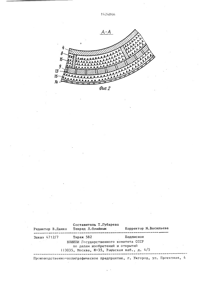Приемная воронка конусной дробилки (патент 1424866)
