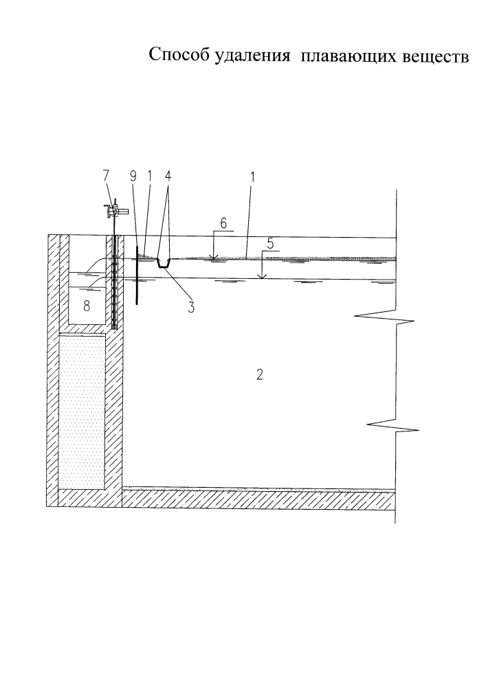 Способ удаления плавающих веществ (патент 2638361)