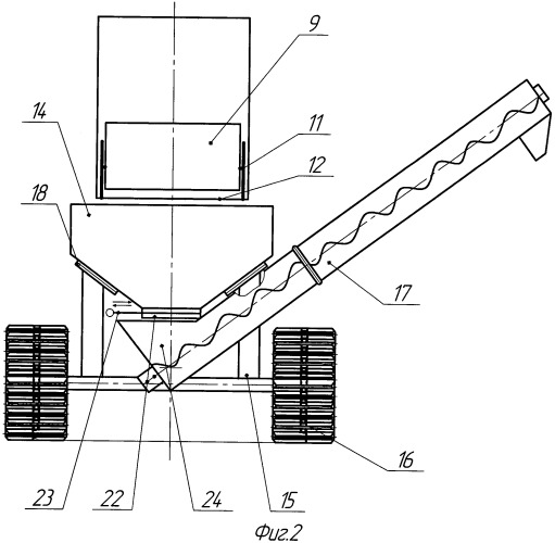 Комбайн самоходный гусеничный зерноуборочный (патент 2460270)