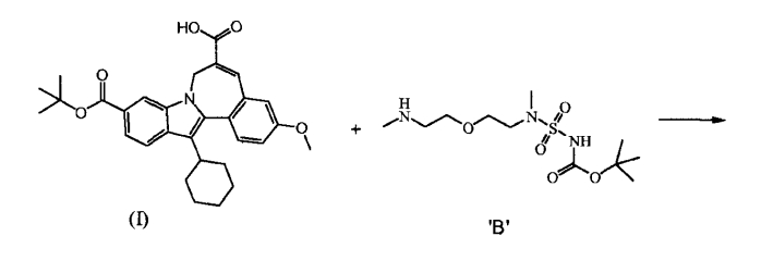 Получение 13-циклогексил-3-метокси-6-[метил-(2-{2-[метил-(сульфамоил)-амино]-этокси}-этил)-карбамоил]-7н-индоло-[2,1-α]-[2]-бензазепин-10-карбоновой кислоты (патент 2559886)