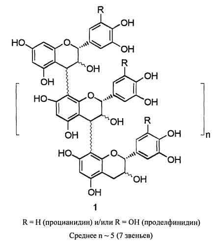 Способ производства проантоцианидиновой полимерной композиции (патент 2593014)