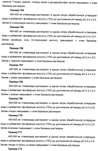 Композиции натурального интенсивного подсластителя с улучшенным временным параметром и(или) корригирующим параметром, способы их приготовления и их применения (патент 2459434)