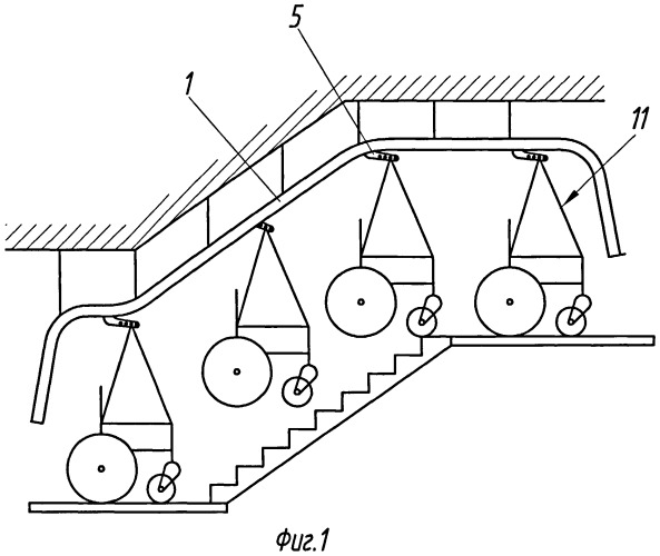 Наклонный подъемник для инвалидов по лестнице чертеж
