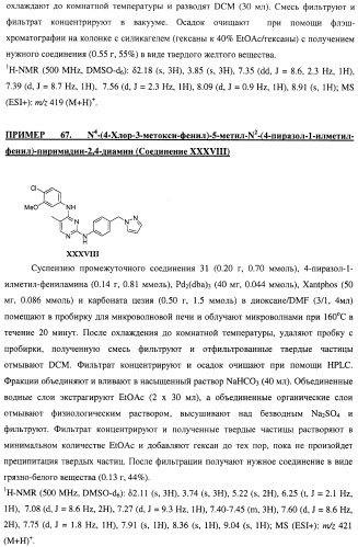 Би-арил-мета-пиримидиновые ингибиторы киназы (патент 2448959)