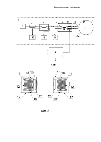 Волоконно-оптический гироскоп (патент 2589450)