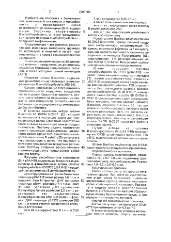 Рекомбинантная плазмидная днк рва1418, кодирующая альфа- амилазу bacillus amyloliquefaciens и штамм-бактерий bacillus amyloliquefaciens - продуцент альфа-амилазы bacillus amyloliquefaciens (патент 2003689)