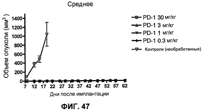 Моноклональные антитела человека к белку программируемой смерти 1 (pd-1) и способы лечения рака с использованием анти-pd-1-антител самостоятельно или в комбинации с другими иммунотерапевтическими средствами (патент 2494107)