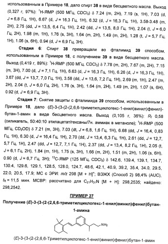 Соединения, представляющие собой стиролильные производные, для лечения офтальмических заболеваний и расстройств (патент 2494089)
