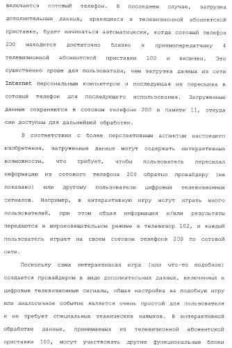 Способы и устройства для передачи данных в мобильный блок обработки данных (патент 2367112)