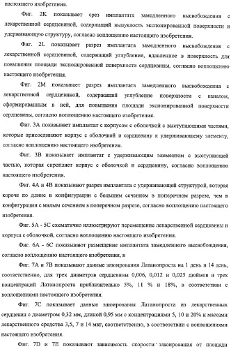 Способы доставки лекарственных средств, структуры и композиции для носослезной системы (патент 2413480)