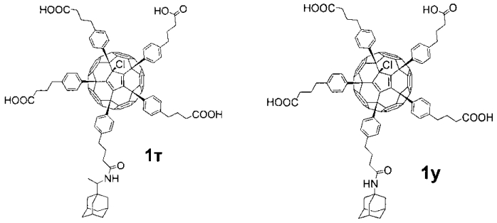 Арилированные поликарбоксильные производные фуллерена, способы их получения ковалентные конъюгаты, способ их получения (патент 2567299)