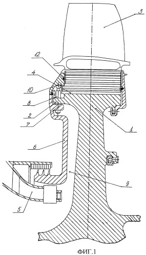 Охлаждаемая турбина газотурбинного двигателя (патент 2353777)