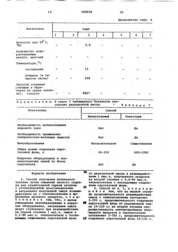 Способ получения котельного топлива (патент 968058)