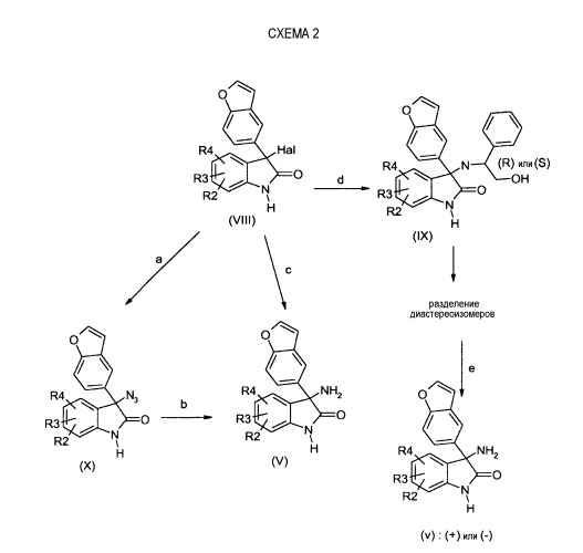 Производные 3-бензофуранилиндол-2-она, замещенные в положении 3, их получение и их применение в терапии (патент 2542991)