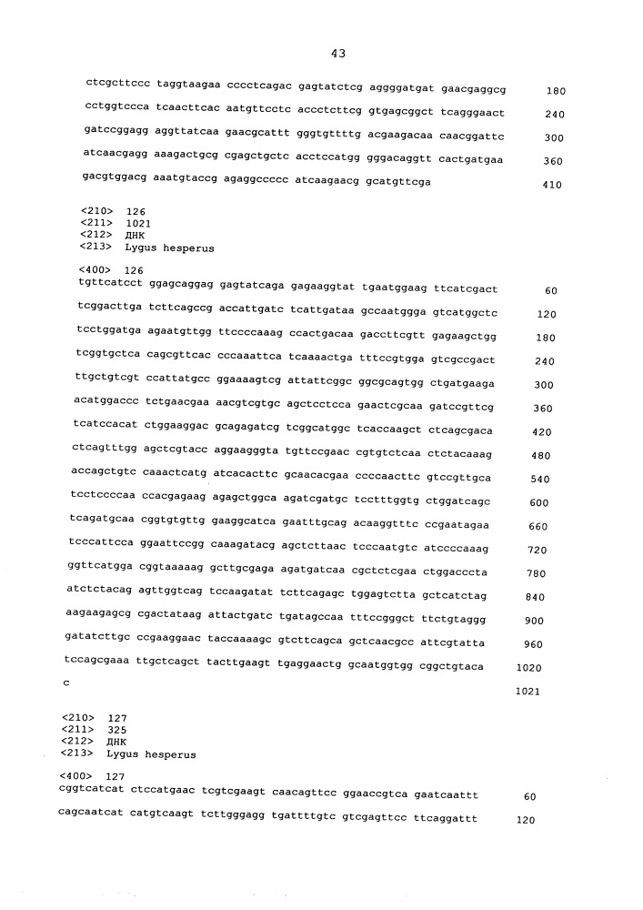 Подавление экспрессии генов у насекомых-вредителей (патент 2665549)