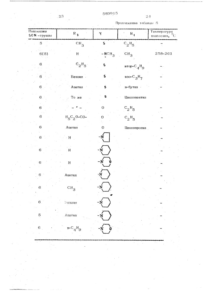 Способ получения замещенных бензазолов (патент 589915)