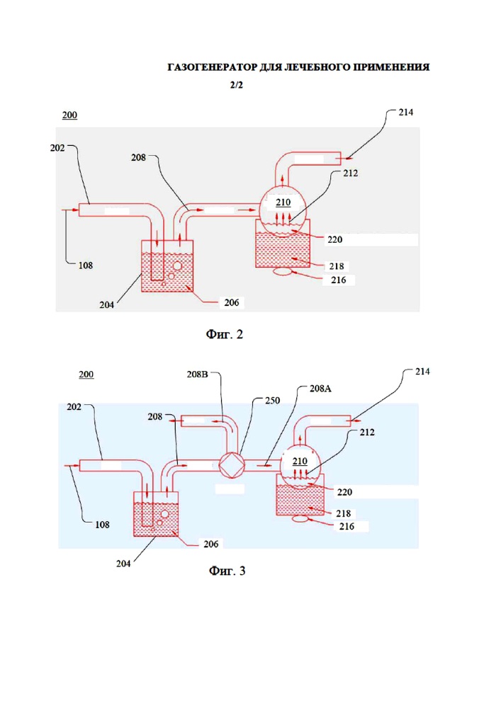 Газогенератор для лечебного применения (патент 2614359)