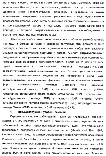 Натрийуретические соединения, конъюгаты и их применение (патент 2388765)