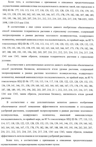 Изолированные полипептиды, кодирующие их полинуклеотиды, экспрессирующие их трансгенные растения и способы их использования (патент 2425151)