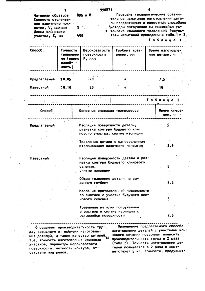 Способ получения деталей с участками переменной толщины (патент 990871)