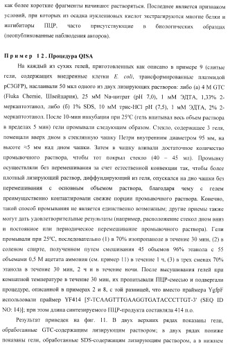 Бесконтактные способы обнаружения молекулярных колоний, наборы реагентов и устройство для их осуществления (патент 2394915)