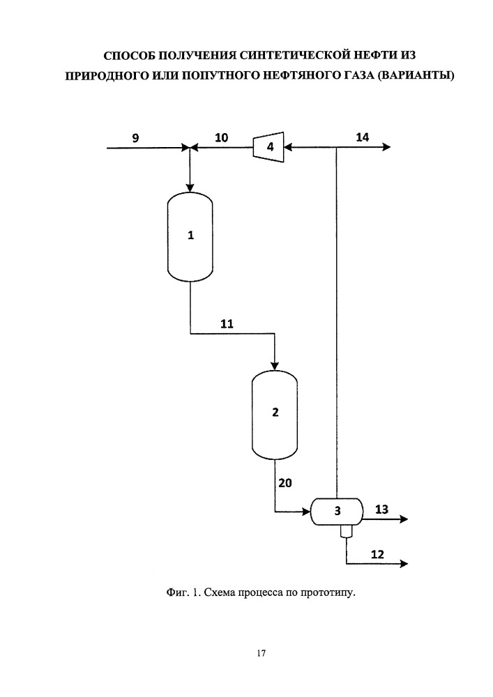 Способ получения синтетической нефти из природного или попутного нефтяного газа (варианты) (патент 2649629)