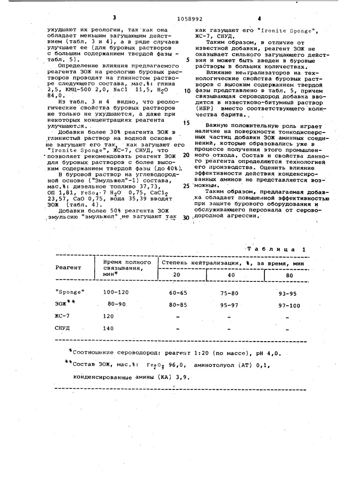 Способ обработки буровых растворов (патент 1058992)