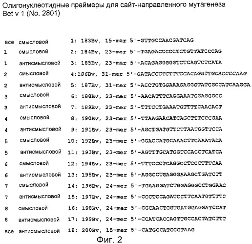 Новые мутантные аллергены (патент 2285042)