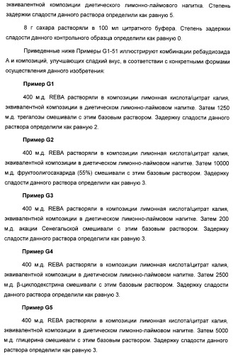 Композиция интенсивного подсластителя с фитостерином и подслащенные ею композиции (патент 2417033)