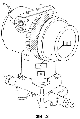 Технологический передающий датчик с беспроводным каналом связи (патент 2293951)