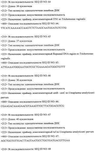 Дифференцирующий и специфический олигонуклеотиды для идентификации последовательностей днк инфекционных агентов в биологических материалах, способ видовой идентификации инфекционных агентов, биочип и набор для осуществления этого способа (патент 2348695)