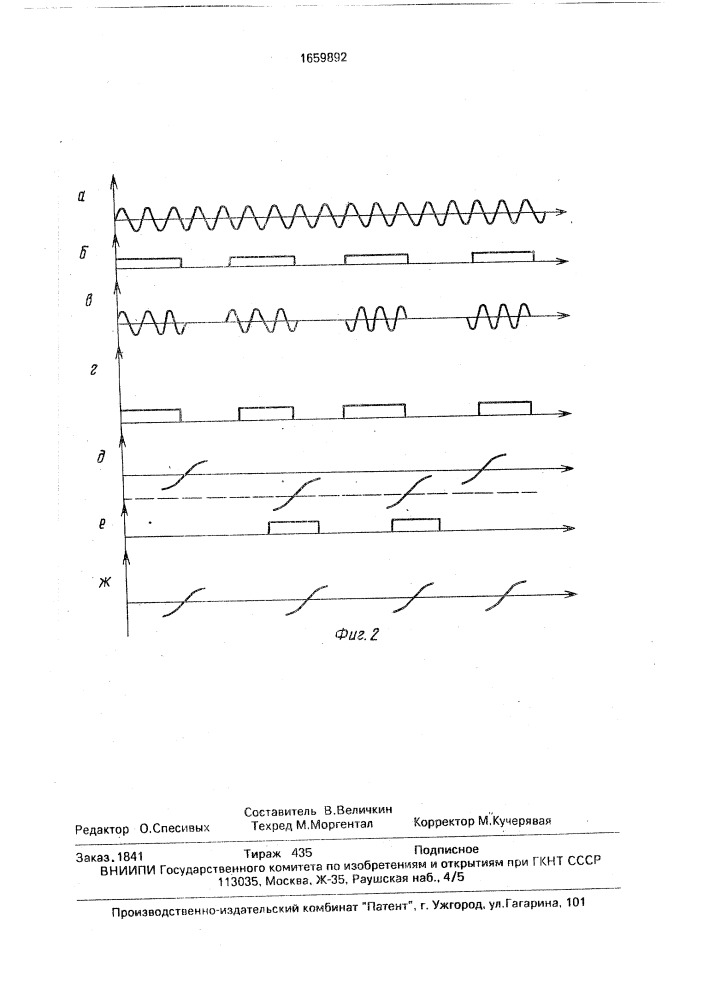 Дисперсионный анализатор фазовых спектров (патент 1659892)