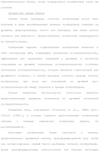 Слитые белки альбумина (патент 2369404)