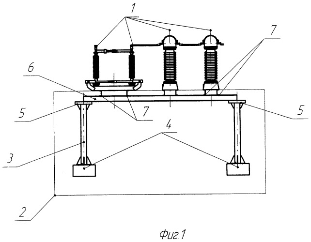 Модульная электроустановка и ее приемный узел (патент 2267843)