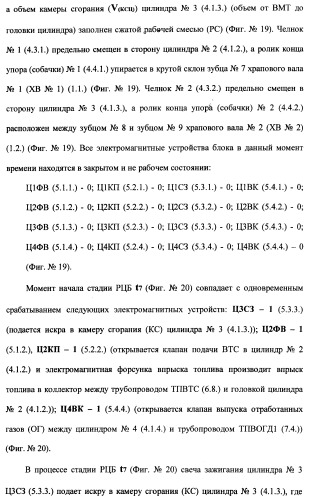 Поршневой двигатель внутреннего сгорания с двойным храповым валом и челночно-рычажным механизмом возврата поршней в исходное положение (пдвсдхвчрм) (патент 2372502)