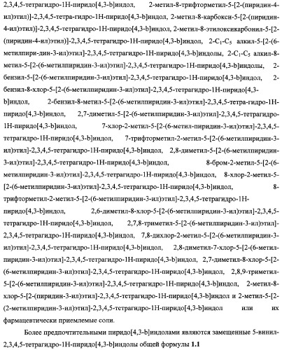 Замещенные 2,3,4,5-тетрагидро-1н-пиридо[4,3-b]индолы, способ их получения и применения (патент 2334747)