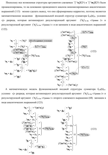 Функциональная первая входная структура условно &quot;j&quot; разряда сумматора fcd( )ru с максимально минимизированным технологическим циклом  t  для аргументов слагаемых &#177;[1,2nj]f(2n) и &#177;[1,2mj]f(2n) формата &quot;дополнительный код ru&quot; с формированием промежуточной суммы (2sj)1 d1/dn &quot;уровня 2&quot; и (1sj)1 d1/dn &quot;уровня 1&quot; первого слагаемого в том же формате (варианты русской логики) (патент 2480815)