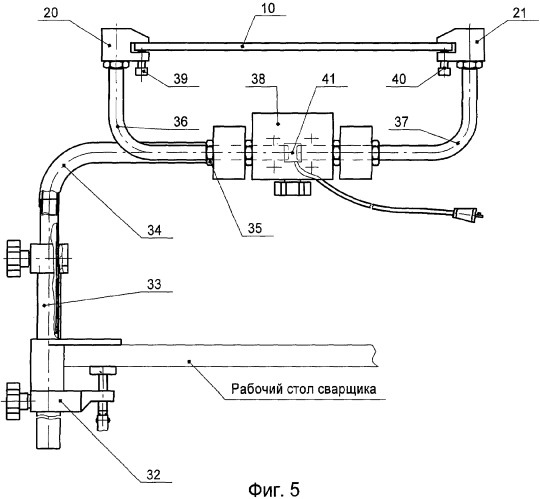 Тренажер для обучения сварщика ручной дуговой сварке плавящимся и неплавящимся электродом (патент 2373040)