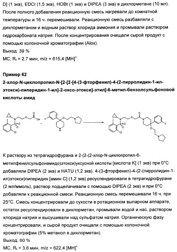 Замещенные производные сульфонамида (патент 2503674)